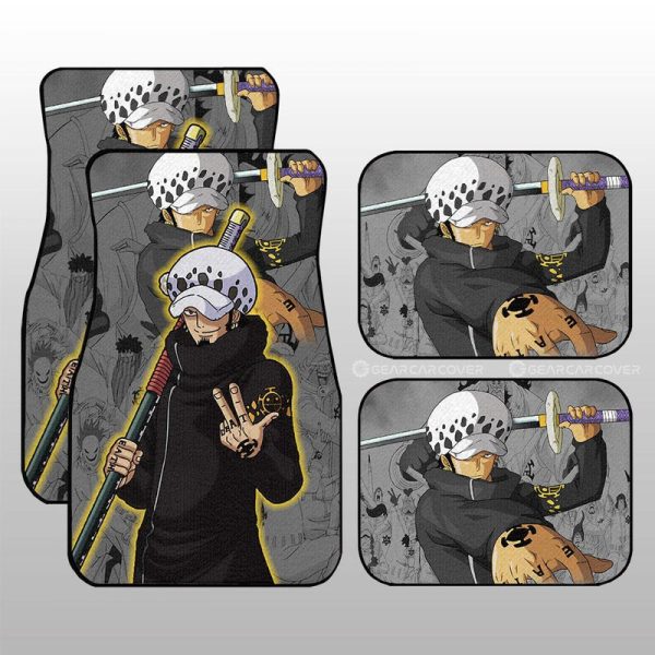 Trafalgar Law Car Floor Mats Custom Car Accessories