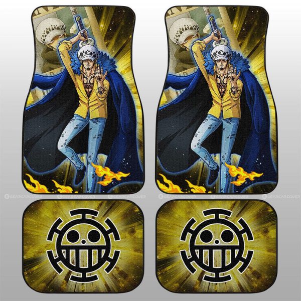 Trafalgar Law Car Floor Mats Custom Car Interior Accessories