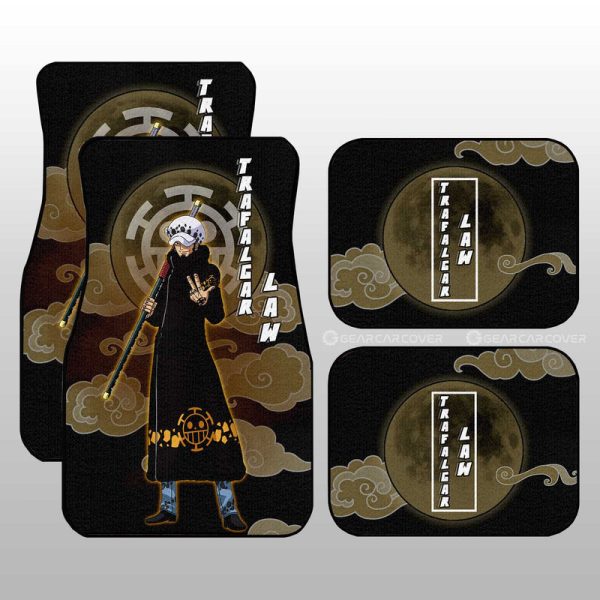 Trafalgar Law Car Floor Mats Custom For One Piece Anime Fans