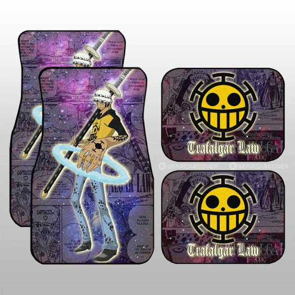 Trafalgar Law Car Floor Mats Custom Galaxy Style Car Accessories