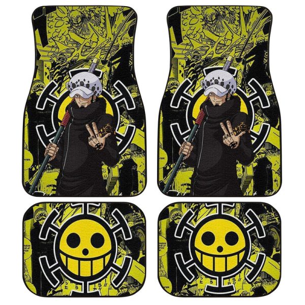 Trafalgar Law Car Floor Mats Custom One Piece Anime