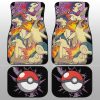 Typhlosion Car Floor Mats Custom Car Accessories For Fans