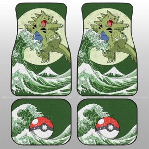 Tyranitar Car Floor Mats Custom Pokemon Car Accessories