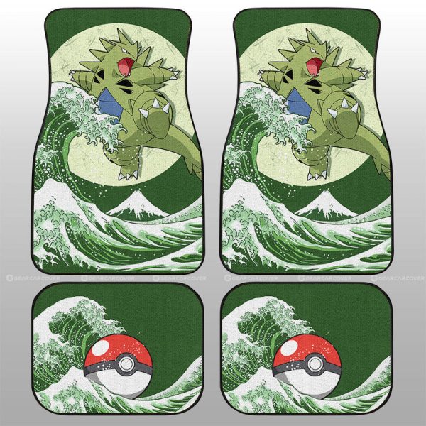 Tyranitar Car Floor Mats Custom Pokemon Car Accessories