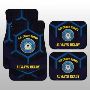 U.S. Coast Guard Car Floor Mats Custom US Military Car Accessories