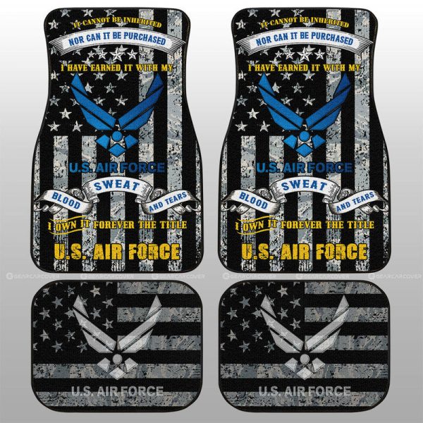 US Air Force Car Floor Mats Custom Car Accessories