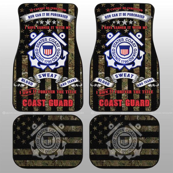 US Coast Guard Car Floor Mats Custom Car Accessories