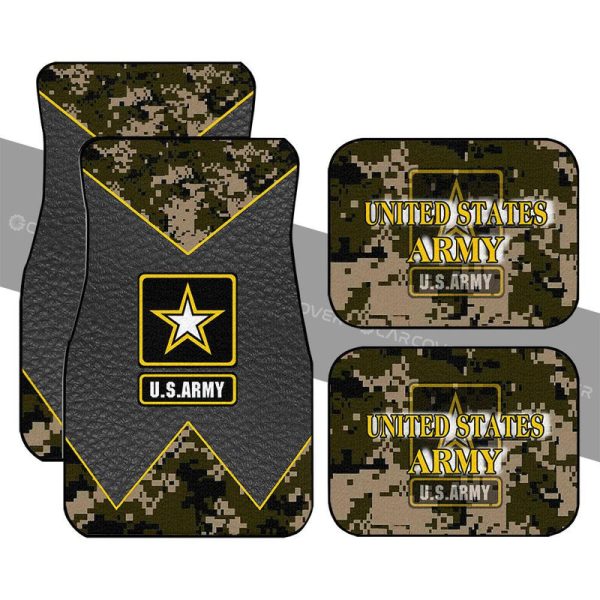 US Military Car Floor Mats Custom U.S Army Car Accessories