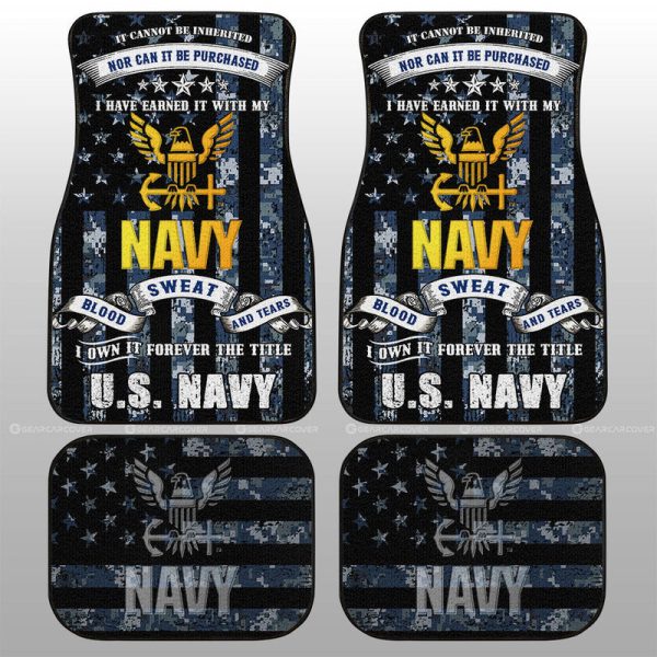 US Navy Car Floor Mats Custom Car Accessories