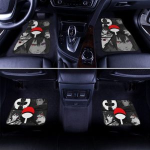 Uchiha Clan Car Floor Mats Custom Anime Car Accessories