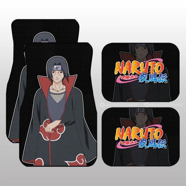 Uchiha Itachi Car Floor Mats Custom Akatsuki Members Anime Car Accessories