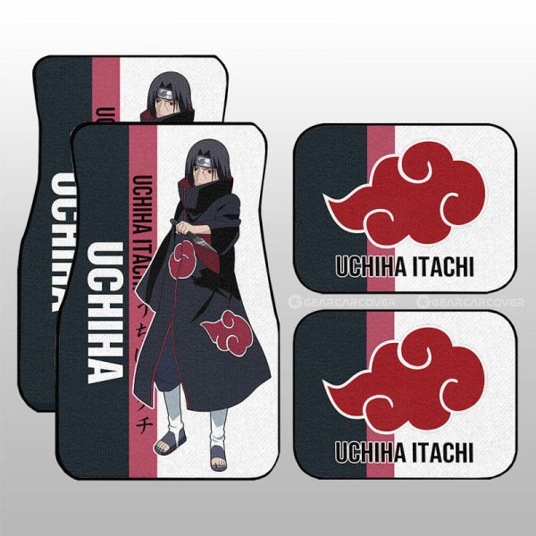 Uchiha Itachi Car Floor Mats Custom Anime Car Accessories