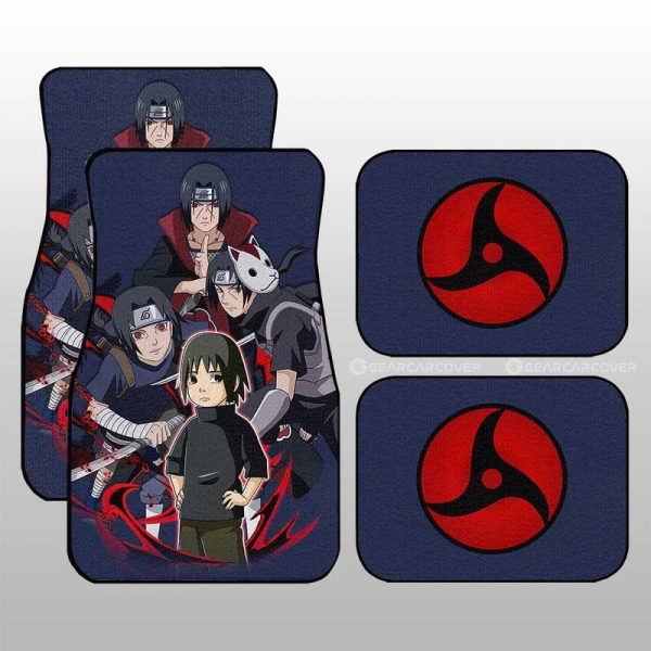 Uchiha Itachi Car Floor Mats Custom Anime Car Accessories For Fans