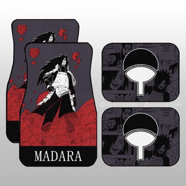 Uchiha Madara Car Floor Mats Custom Anime Car Accessories Manga Color Style