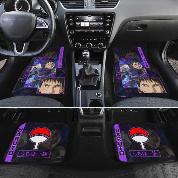 Uchiha Obito Car Floor Mats Custom Anime Car Accessories