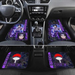 Uchiha Sasuke Car Floor Mats Custom Anime Car Accessories