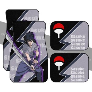 Uchiha Sasuke Car Floor Mats Custom Anime Car Interior Accessories