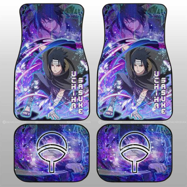 Uchiha Sasuke Car Floor Mats Custom Characters Anime Car Accessories