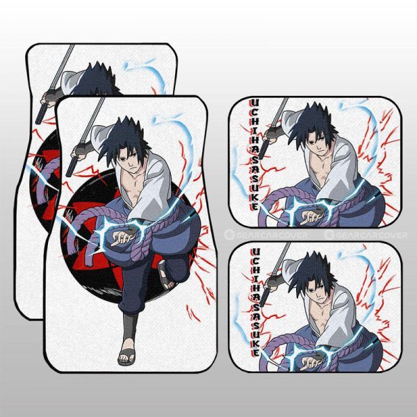 Uchiha Sasuke Car Floor Mats Custom For Fans