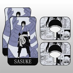 Uchiha Sasuke Car Floor Mats Custom Mixed Manga Accessories