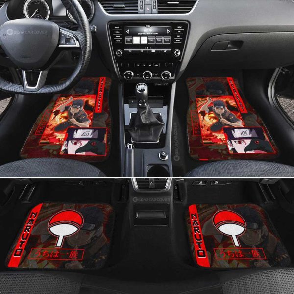 Uchiha Shisui Car Floor Mats Custom Anime Car Accessories