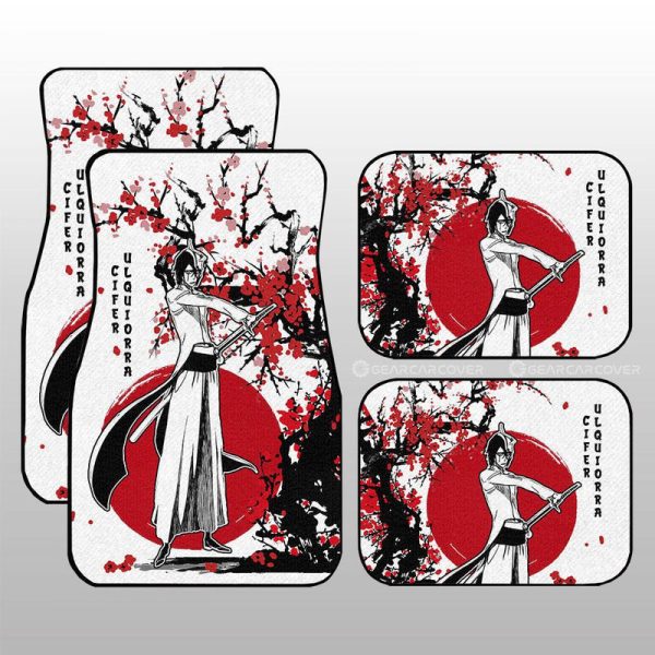 Ulquiorra Cifer Car Floor Mats Custom Japan Style Bleach Car Interior Accessories