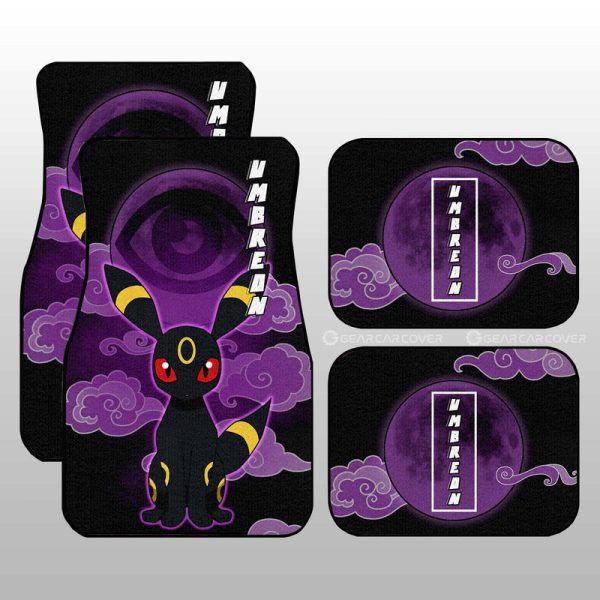 Umbreon Car Floor Mats Custom Anime Car Accessories For Anime Fans