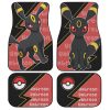 Umbreon Car Floor Mats Custom Anime Car Interior Accessories