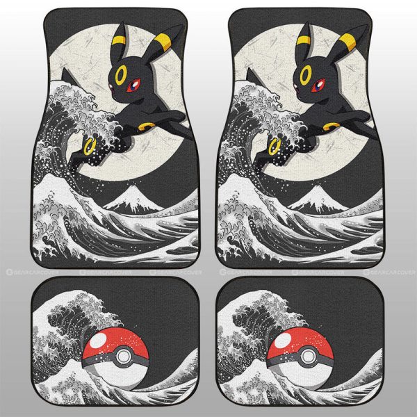 Umbreon Car Floor Mats Custom Pokemon Car Accessories