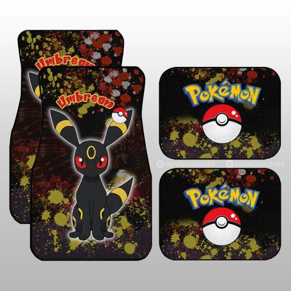 Umbreon Car Floor Mats Custom Tie Dye Style Car Accessories