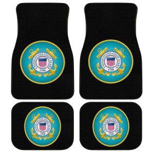 United States Coast Guard Armorial Car Floor Mats Custom Printed