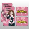 Uraraka Ochako Car Floor Mats Custom My Hero Academia Car Accessories For Anime Fans