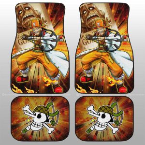 Usopp Car Floor Mats Custom Car Interior Accessories