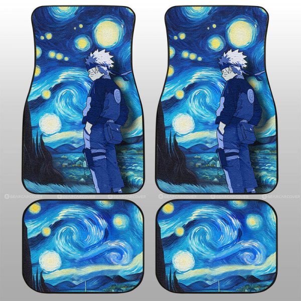 Uzumaki Naruto Car Floor Mats Custom Starry Night Styles