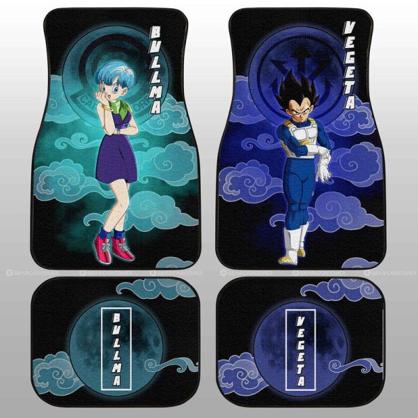 Vegeta And Bulma Car Floor Mats Custom Dragon Ball Anime Car Accessories