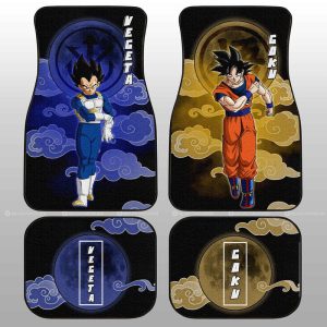 Vegeta And Goku Car Floor Mats Custom Car Accessories