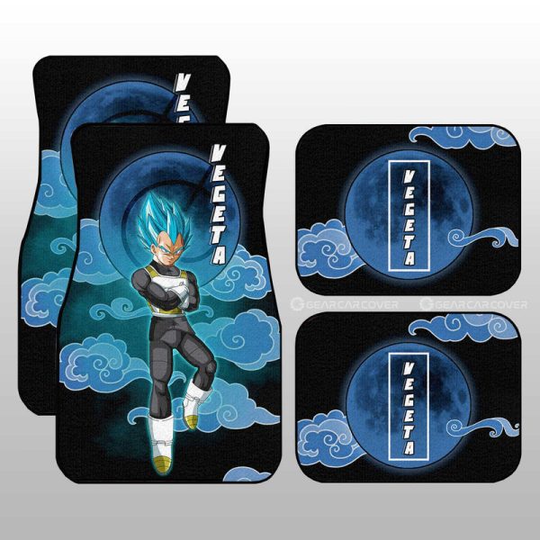 Vegeta Blue Car Floor Mats Custom Car Accessories