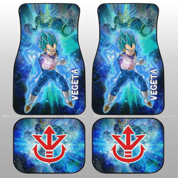 Vegeta Blue Car Floor Mats Custom Characters Car Accessories