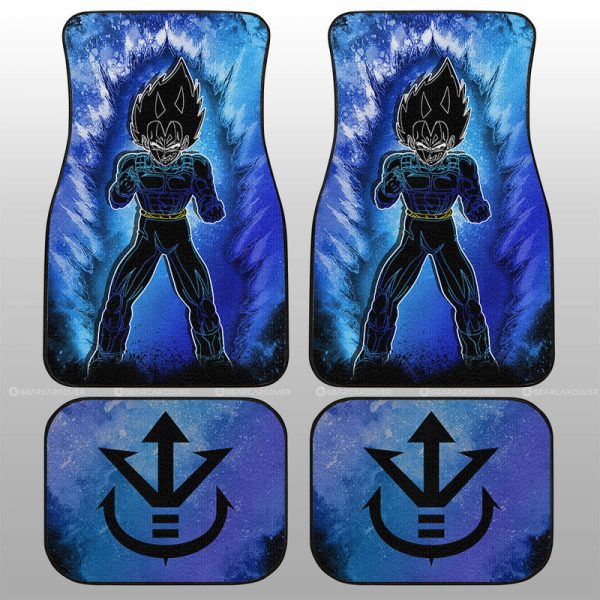 Vegeta Car Floor Mats Custom Anime Car Accessories