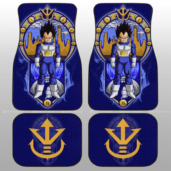 Vegeta Car Floor Mats Custom Dragon Ball Car Interior Accessories