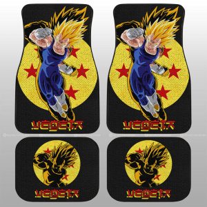 Vegeta SSJ Car Floor Mats Custom Car Accessories