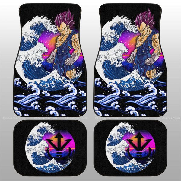 Vegeta Ultra Ego Car Floor Mats Custom Car Interior Accessories