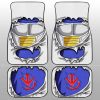 Vegeta Uniform Car Floor Mats Custom Dragon Ball Anime