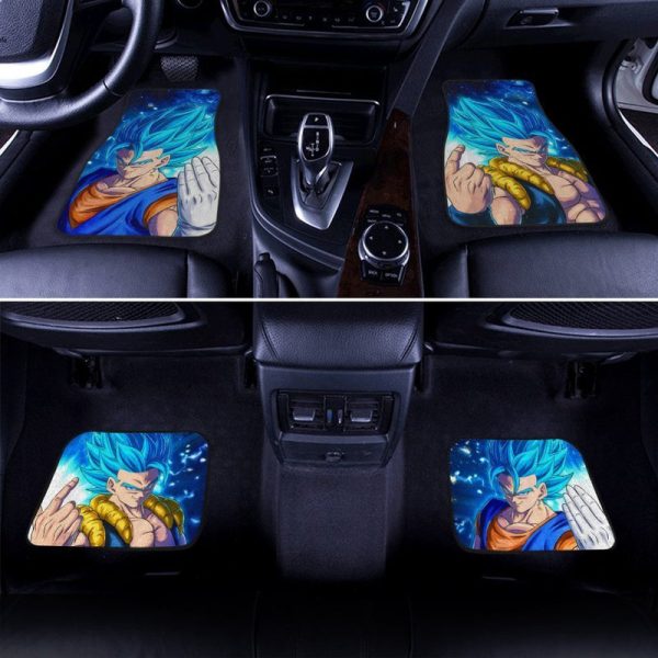 Vegito and Gogeta Car Floor Mats Custom Anime DBS Car Accessories