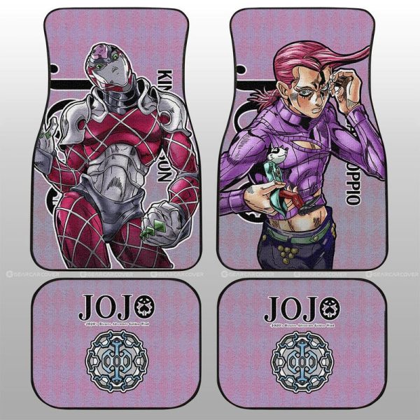 Vinegar Doppio Car Floor Mats Custom -Bizarre-Adventure