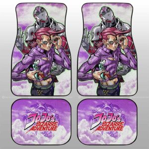 Vinegar Doppio Car Floor Mats Custom Bizarre Adventures