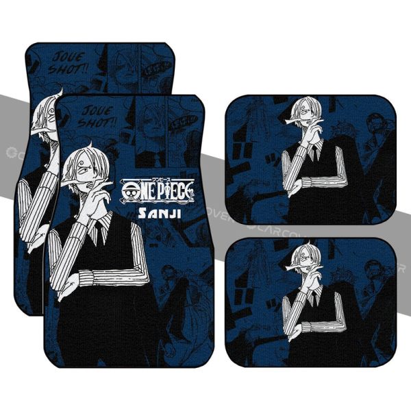 Vinsmoke Sanji Car Floor Mats Custom Anime Mix Manga One Piece Car Interior Accessories