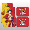 Vintage Monkey D. Luffy Car Floor Mats Custom Anime Car Accessories For One Piece Fans