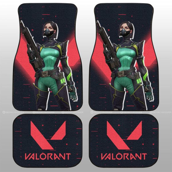 Viper Car Floor Mats Custom Valorant Agent