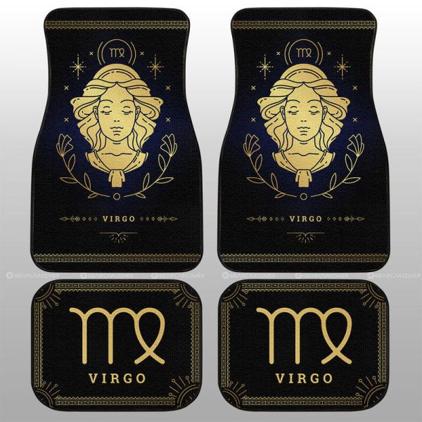 Virgo Car Floor Mats Custom Zodiac Car Accessories